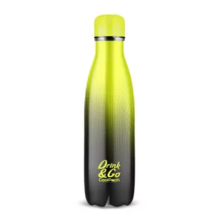 Coolpack Bidon termiczny Termos Drink & Go Pastelowy gradient lemon 500ml - Butelki termiczne - miniaturka - grafika 1