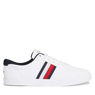 Trampki męskie - Tenisówki Tommy Hilfiger Iconic Vulc Stripes Mesh FM0FM05072 Biały - miniaturka - grafika 1