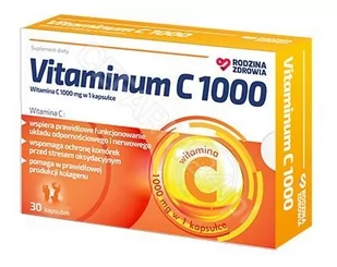 SILESIAN PHARMA Rodzina Zdrowia Vitaminum C 1000 x 30 kaps - Witaminy i minerały - miniaturka - grafika 1