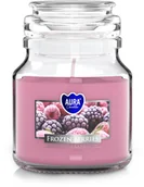 Świece - MAŁA Świeca zapachowa w słoiku BISPOL 28H MROŻONE JAGODY - miniaturka - grafika 1