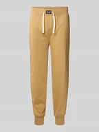 Piżamy męskie - Spodnie sportowe z elastycznym pasem i detalem z logo - miniaturka - grafika 1