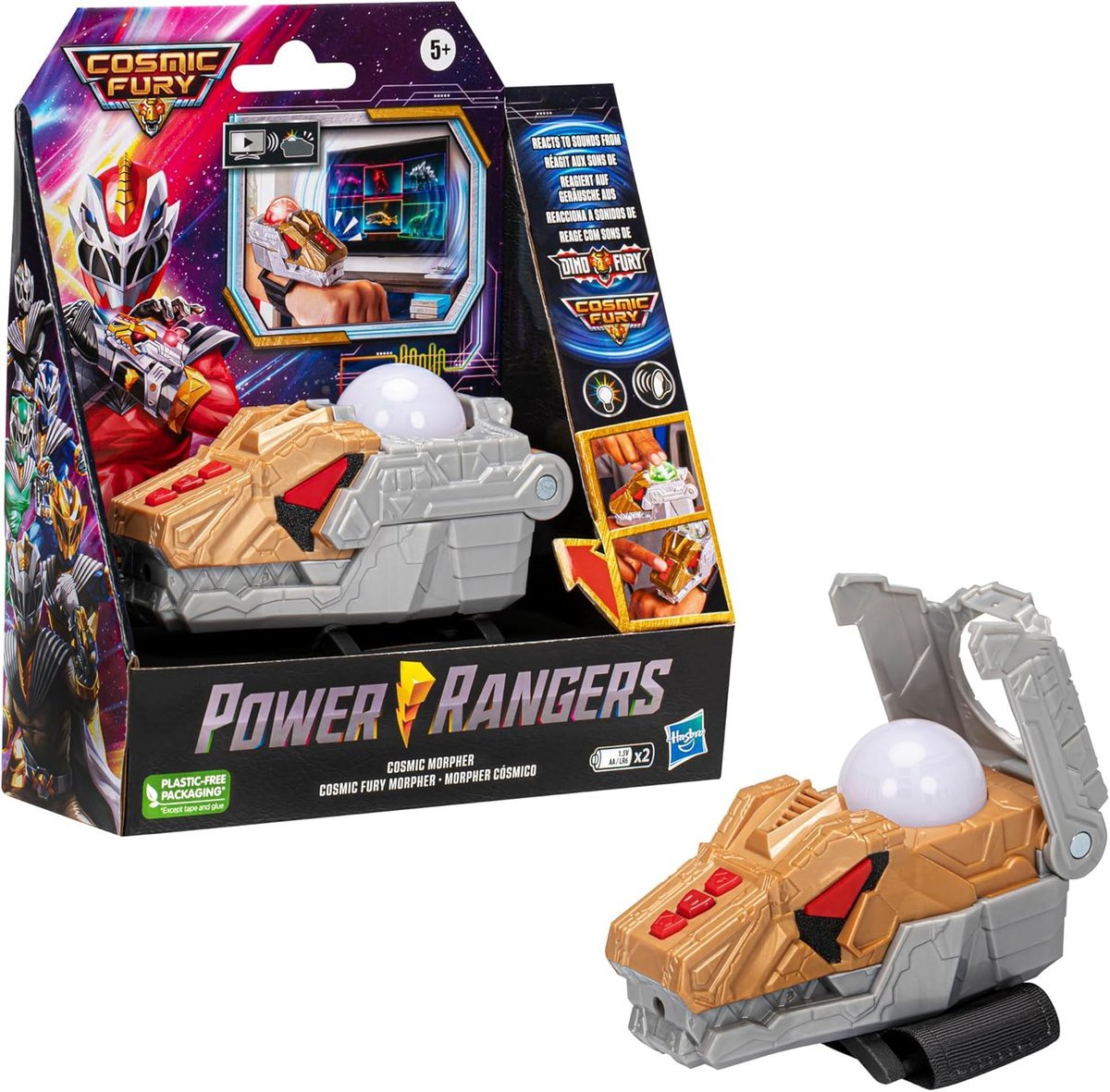 power rangers kosmiczny morfer cosmic fury morpher elektroniczne skanowanie dźwięk