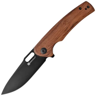 Nóż składany Sencut Vesperon Guibourtia Wood, Black 9Cr18MoV (S20065-4) - Noże - miniaturka - grafika 1