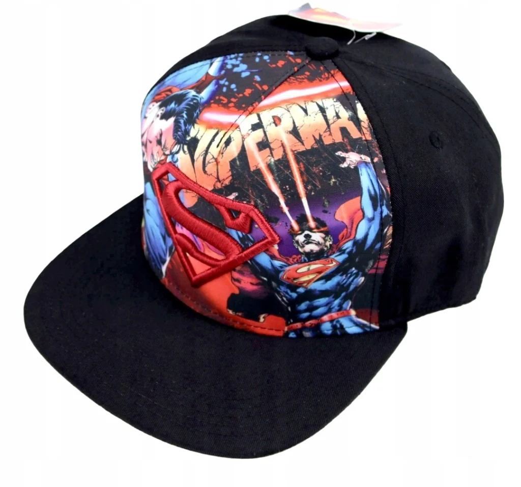 Czapka z prostym daszkiem męska DC Comics Superman 55-60cm Snapback Haft