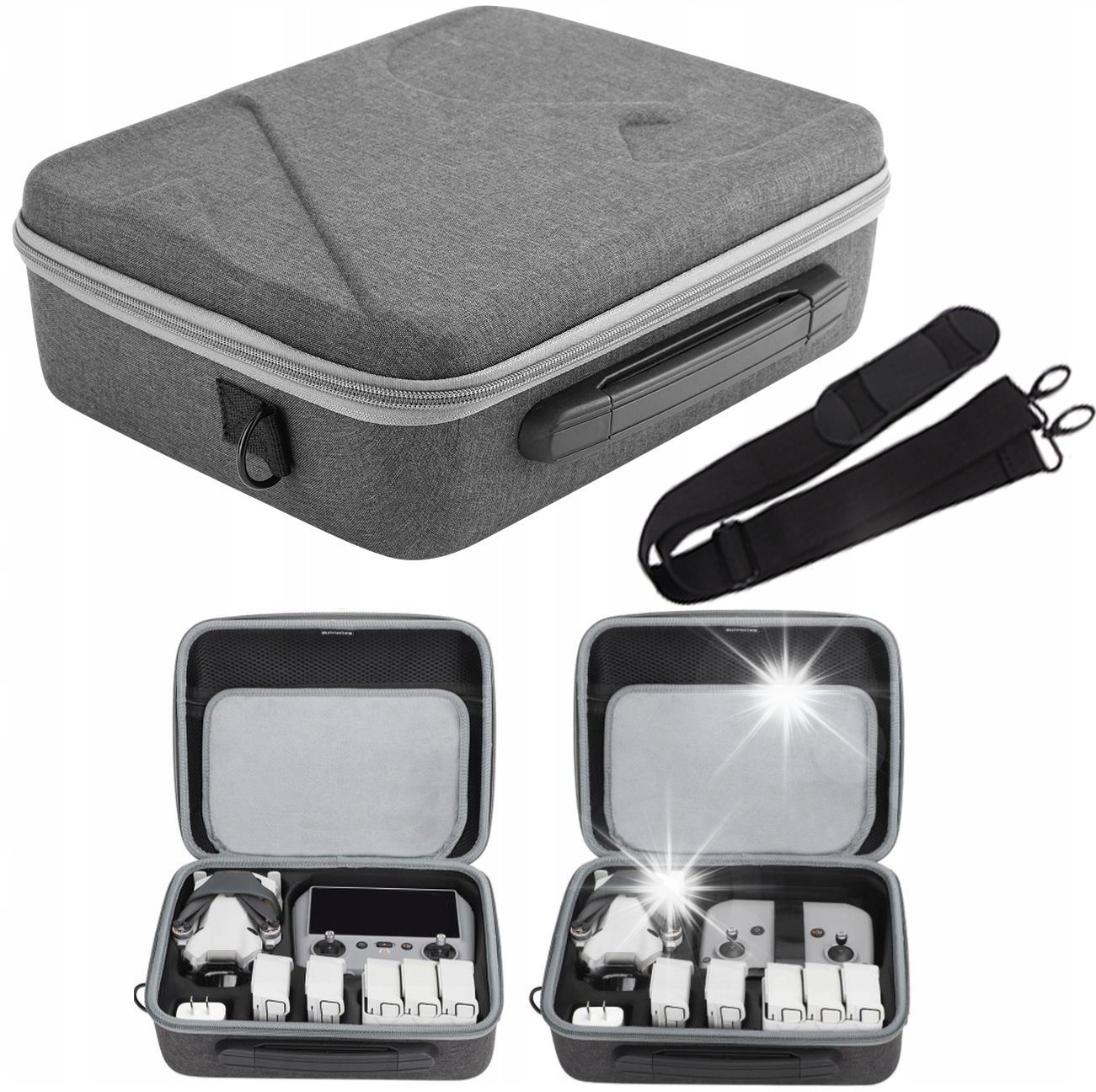 SunnyLife Futerał HARD Case Etui Pokrowiec Walizka na DJI MINI 4 PRO Pilot Akcesoria
