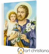 Ikony i obrazy sakralne - Św. Józef, obraz na płótnie canvas - miniaturka - grafika 1