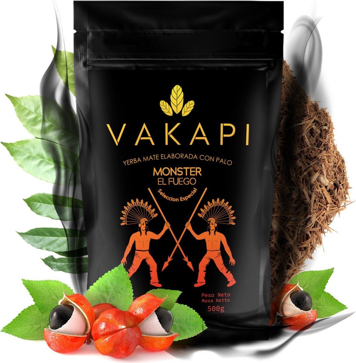 Herbata Yerba Mate Vakapi Monster El Fuego Seleccion Especial 500g