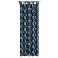Zasłony - Eurofirany B.b. Choczyńscy Sp.J. Zasłona ogrodowa 155x220 granat węzeł - miniaturka - grafika 1