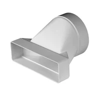 Łączniki, trójniki, kształtki - Łącznik przekrojów zmiennych (60x204/125) - miniaturka - grafika 1