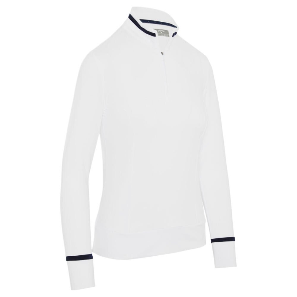 Koszulka damska Callaway Thermal Long Sleeve Colourblock Top Brilliant White XS