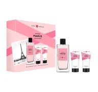 Zestawy perfum damskich - Prêt à Porter Paris woda perfumowana spray 100 ml + żel pod prysznic 50 ml + balsam do ciała 50 ml - miniaturka - grafika 1