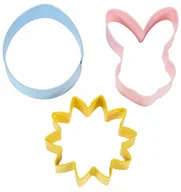 Formy do ciast - Wilton Foremki Metalowe Kolorowe Wielkanoc jajko 3 - miniaturka - grafika 1