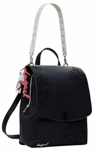 Desigual Back_Sierra, Akcesoria PU Backpack Mini Women, Medium, Czarny (Black), M - Torebki damskie - miniaturka - grafika 1
