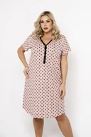 Piżamy damskie - Buscato koszula damska krótki rękaw - Italian Fashion - miniaturka - grafika 1