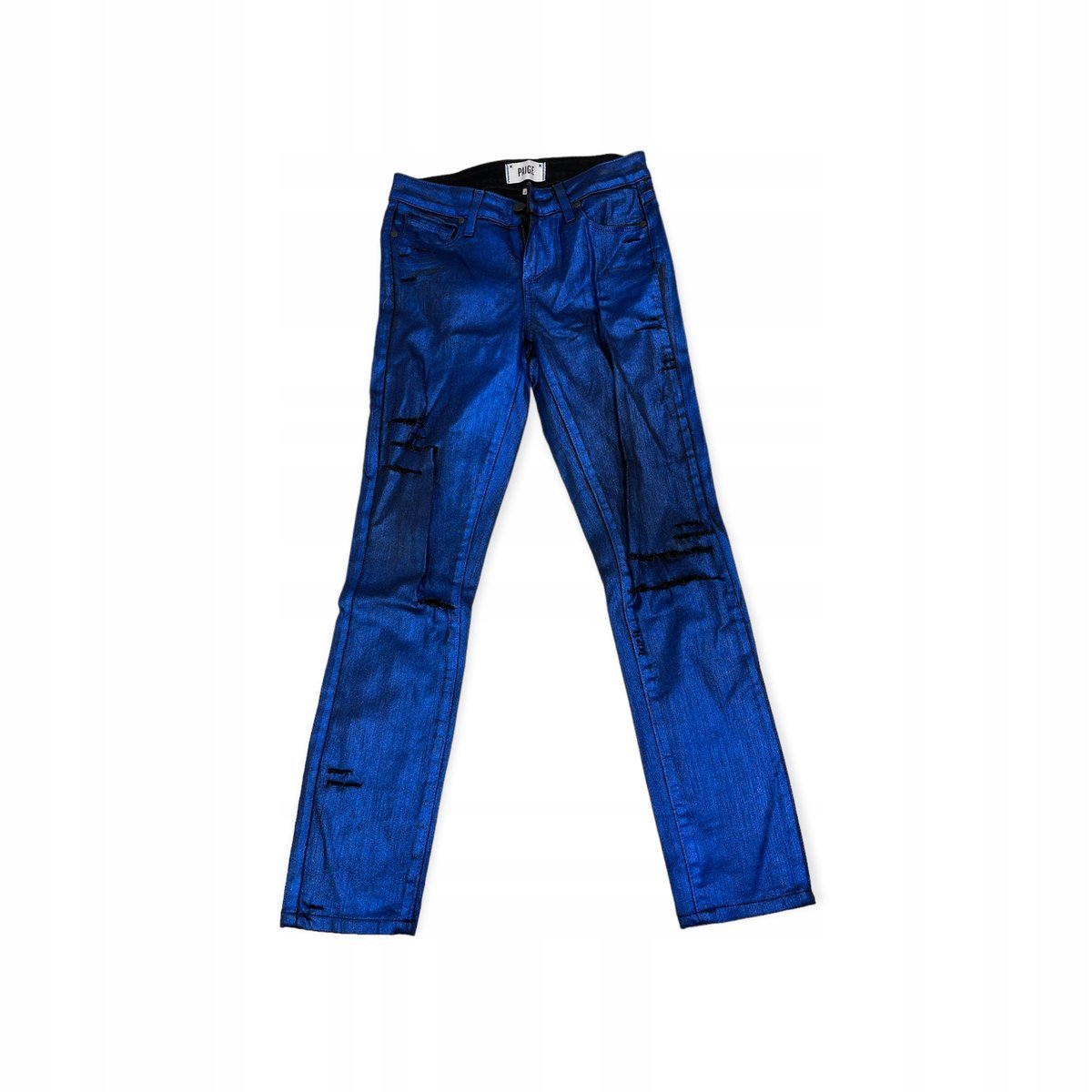 Jeansowe elastyczne spodnie damskie PAIGE S