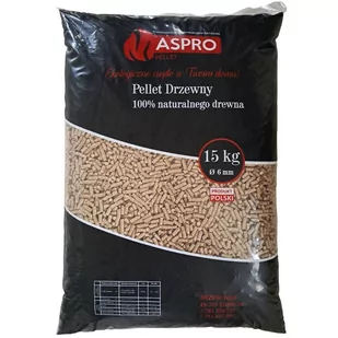 Pellet drzewny Aspro - Materiały opałowe - miniaturka - grafika 1