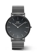 Zegarki męskie - Daniel Wellington zegarek męski kolor czarny DW00100778 - miniaturka - grafika 1