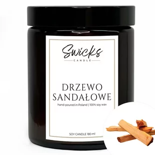Świeca sojowa zapachowa DRZEWO SANDAŁOWE 180 ml - Świece Świeca sojowa zapachowa DRZEWO SANDAŁOWE 180 ml - Świece - miniaturka - grafika 1