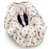 Śpiworki dla dzieci - Otulacz kocyk do fotelika Wisienkowa Zabawa, Albero Mio - miniaturka - grafika 1