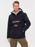 Kurtki męskie - Napapijri Kurtka anorak Rainforest Pocket 2 NP0A4GMD Czarny Regular Fit - miniaturka - grafika 1