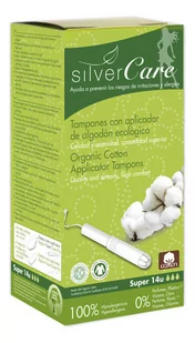 Masmi YOVEE Silver Care tampony Super z aplikatorem x 14 szt - Tampony - miniaturka - grafika 1