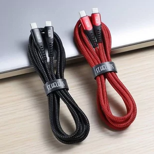 Joyroom kabel MFI przewód USB Typ C - Lightning 2,1A 1,2m czarny (ST-C04 1,2M Black) - Kable USB - miniaturka - grafika 4