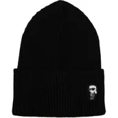 Czapki damskie - Karl Lagerfeld Czapka | z dodatkiem wełny i kaszmiru - miniaturka - grafika 1