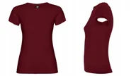 Koszulki i topy damskie - T-shirt Koszulka Damska MIĘKKA BAWEŁNA Roly JAMAICA 6627 BORDOWY Garnet M - miniaturka - grafika 1