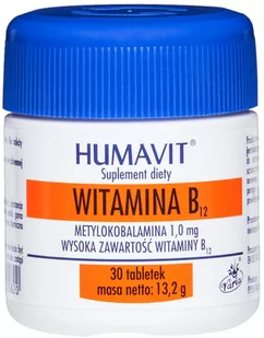 Varia SP. Z O.O. Humavit witamina B12 30 tabletek 3178341 - Serce i układ krążenia - miniaturka - grafika 1