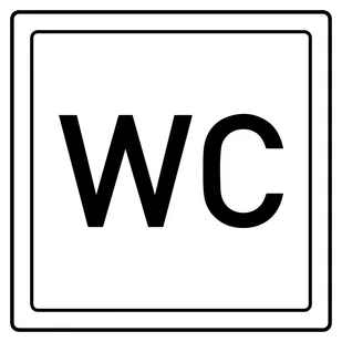 Naklejka WC 1 szt - Akcesoria motoryzacyjne - miniaturka - grafika 1