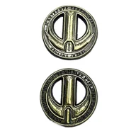 Gry planszowe - Runy Złota Metalowa Moneta 1 szt - miniaturka - grafika 1