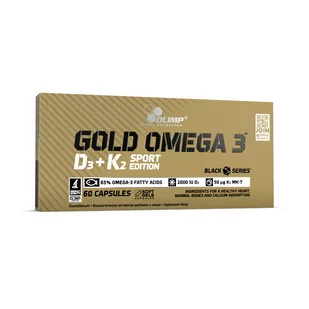 Olimp GOLD OMEGA 3 D3+K2 60 kaps - Witaminy i minerały dla sportowców - miniaturka - grafika 1