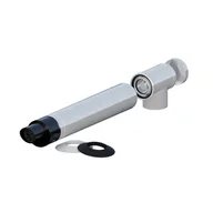 Akcesoria kominkowe - Zestaw kominowy, przyłączeniowy do kotłów kondensacyjnych ZB-04 przez ścianę, DN80/125mm ONNLINE, kompatybilny z kotłami Atag, Junkers, Buderus, - miniaturka - grafika 1