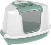 Kuwety dla kotów - Yarro International YARRO TOALETA FLIP NAROŻNA CLASSIC 55,7x45x39cm ZIELONA - miniaturka - grafika 1