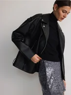 Spódnice - Reserved - Cekinowa spódnica mini - szary - miniaturka - grafika 1