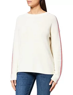 BOSS Damski sweter Wamika, Biały (otwarty biały 118), M - Swetry damskie - miniaturka - grafika 1