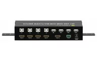 Przełączniki KVM - TECHly PRZEŁĄCZNIK KVM HDMI/USB 4X1 MULTIVIEWER 4W - miniaturka - grafika 1
