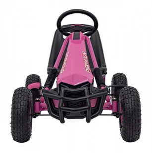 Gokart Na Pedały AIR PerHour Różowy - Pojazdy elektryczne dla dzieci - miniaturka - grafika 4