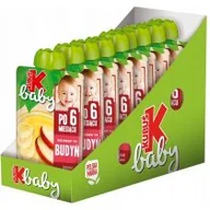 Desery dla dzieci - Kubuś Baby Deser owocowy typu budyń po 6 miesiącu banan-jabłko zgrzewka 9 x 100 g - miniaturka - grafika 1