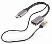 Kable komputerowe i do monitorów - GEMBIRD AKTYWNY ADAPTER 4K HDMI NA DISPLAYPORT CZA - miniaturka - grafika 1