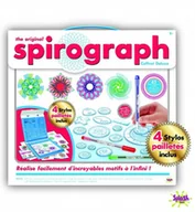 Zabawki kreatywne - Spirograph Deluxe Neon Glitter Palette SPIROGRAF - miniaturka - grafika 1