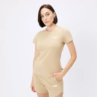 PUMA T SHIRT ESS+ EMBROIDERY - Koszulki i topy damskie - miniaturka - grafika 1