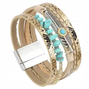 Unikalna bransoletka z magnetycznym zapięciem - podkreśl swój styl - Bransoletki Unikalna bransoletka z magnetycznym zapięciem - podkreśl swój styl - Bransoletki - miniaturka - grafika 1