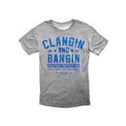 Moda i Uroda OUTLET - GASPARI NUTRITION T-shirt Clangin and Bangin - Grey - miniaturka - grafika 1