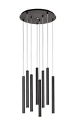 Lampy sufitowe - Kaspa Lampa wisząca Roll 3 czarna 10716802 - miniaturka - grafika 1