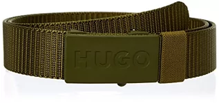 Paski - HUGO HUGO Męska taśma gazowa Sz35 pasek, Dark Green301, 85 50474913 - grafika 1