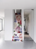 Naklejki na drzwi i meble - Naklejki na schody Kwieciste Bukiety - miniaturka - grafika 1