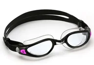 Pływanie - Aqua Sphere Damskie okulary pływackie kaiman exo lady czarno/różowy - miniaturka - grafika 1