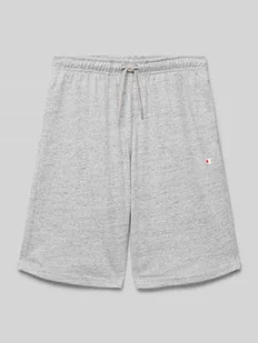 Szorty z dzianiny dresowej o kroju regular fit z nadrukiem z logo - Spodnie i spodenki dla chłopców - miniaturka - grafika 1