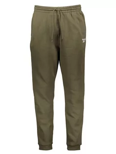 Spodnie sportowe męskie - Reebok Spodnie dresowe w kolorze khaki - grafika 1